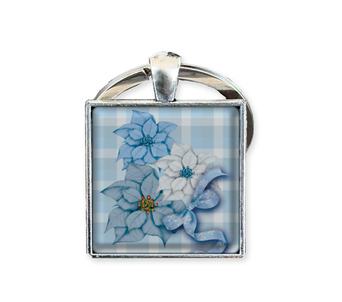 Blue Poinsettia Holidays