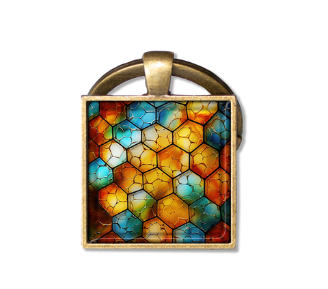 Honeycomb Bee Hive Colorful Pattern