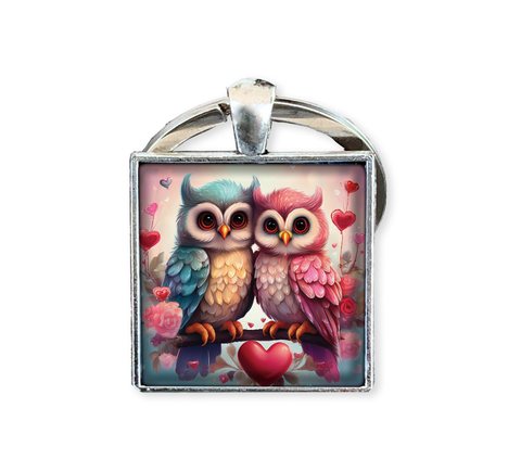 Beautiful Couple of Tree Owl Love