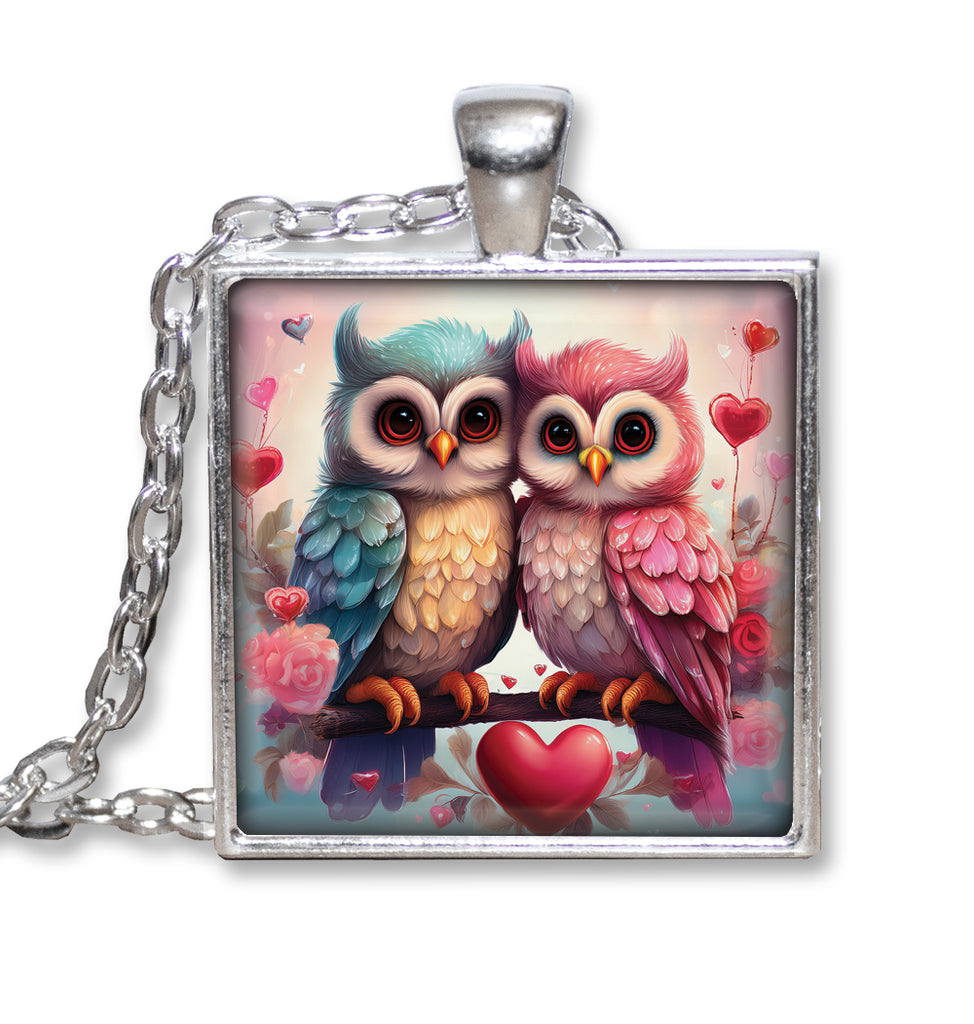 Beautiful Couple of Tree Owl Love