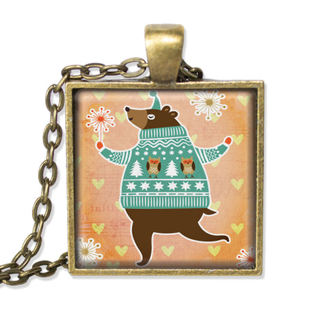 Bear with Holiday Sweater