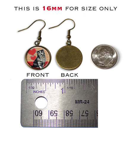 Cat Red Hearts Valentine