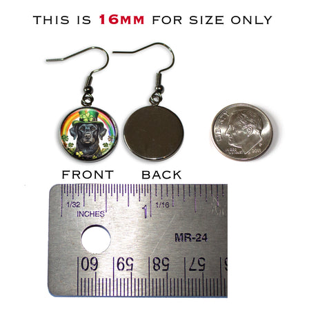 St. Patrick's Black Lab Dog Irish Hat Rainbow