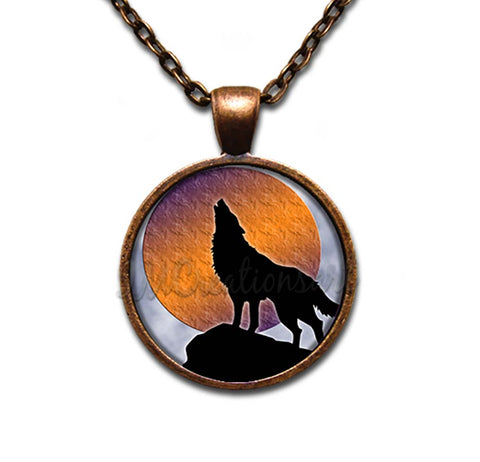 Howling Wolf Full Moon