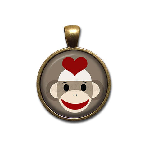 Sock Monkey Red Heart