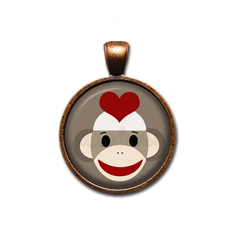 Sock Monkey Red Heart