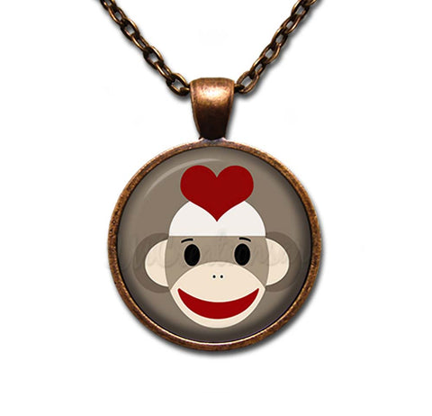 Sock Monkey Red Heart