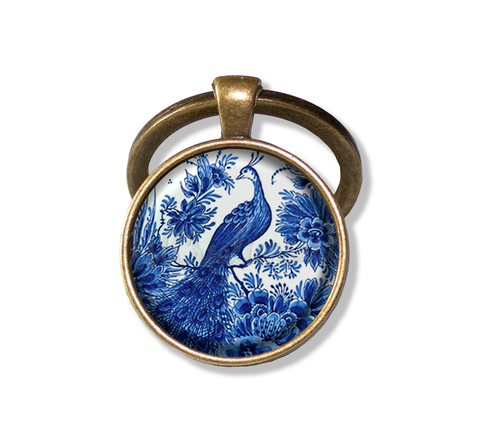 Delft Peacock Bird