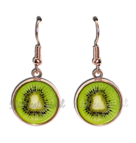 Kiwi Dangling Earrings