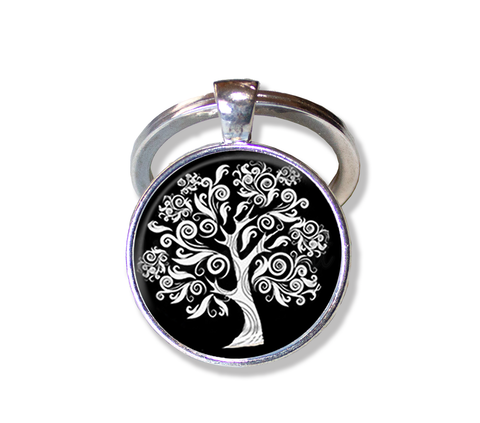 Whimsical Swirly Oak Tree