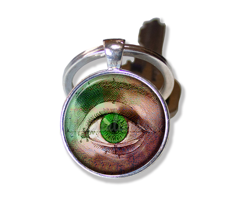 Gothic Style Green Eye Amulet