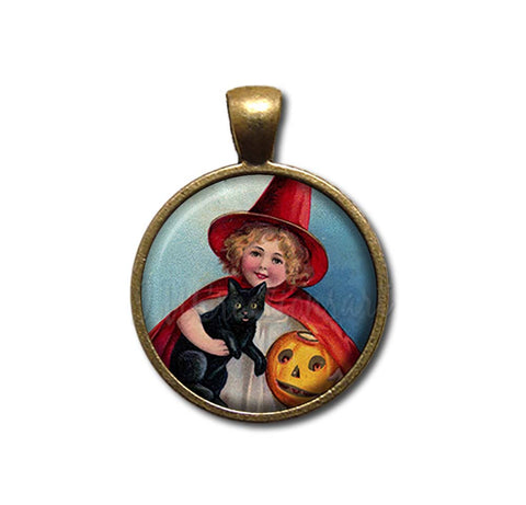 Halloween Vintage Sweet Little Witch