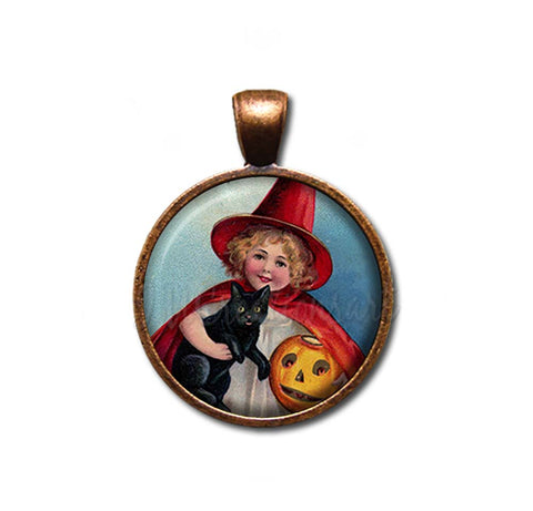 Halloween Vintage Sweet Little Witch