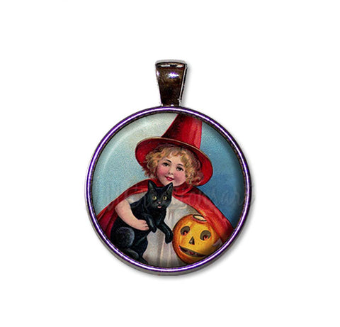 Halloween Vintage Sweet Little Witch