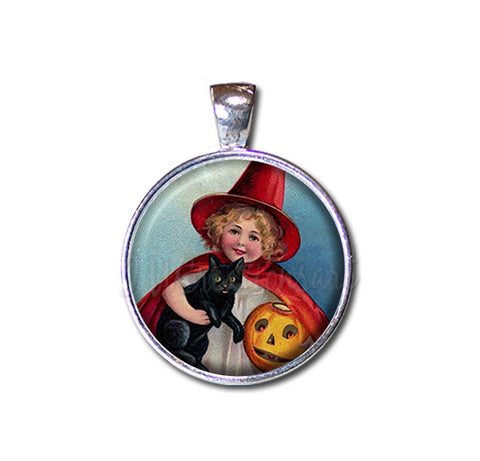 Halloween Vintage Sweet Little Witch