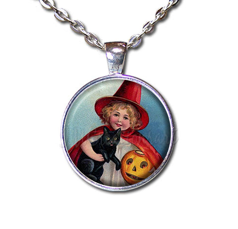 Halloween Vintage Sweet Little Witch