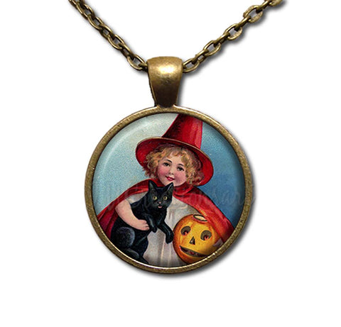 Halloween Vintage Sweet Little Witch