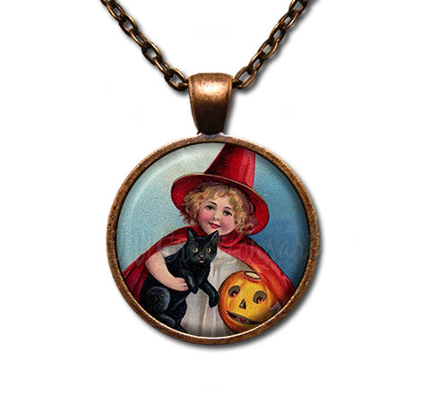 Halloween Vintage Sweet Little Witch