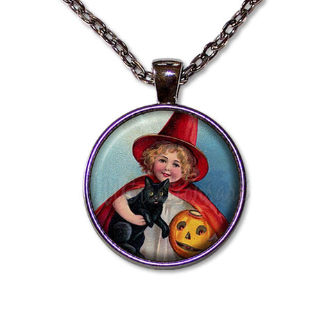 Halloween Vintage Sweet Little Witch