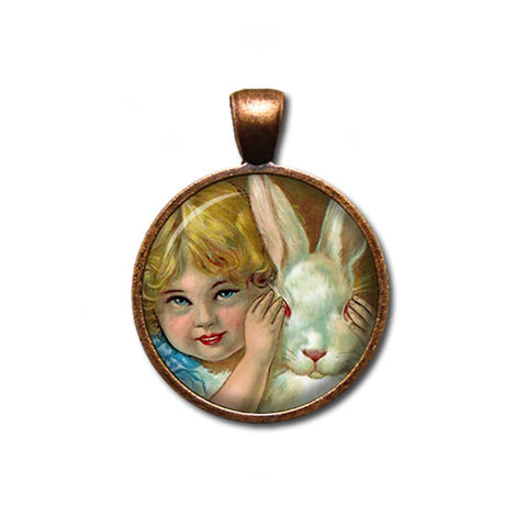 Vintage Easter Bunny Peek A Boo