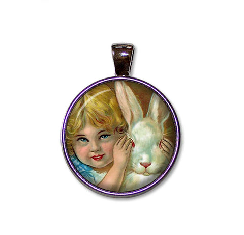 Vintage Easter Bunny Peek A Boo