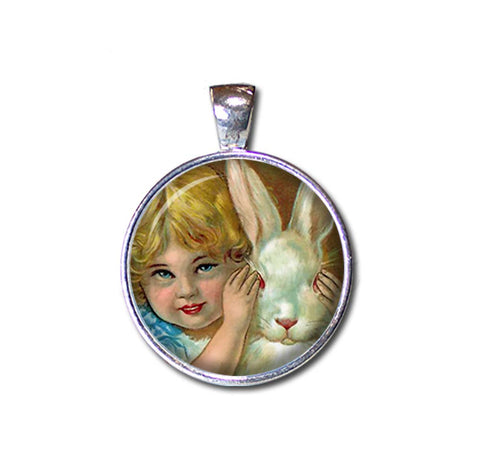 Vintage Easter Bunny Peek A Boo