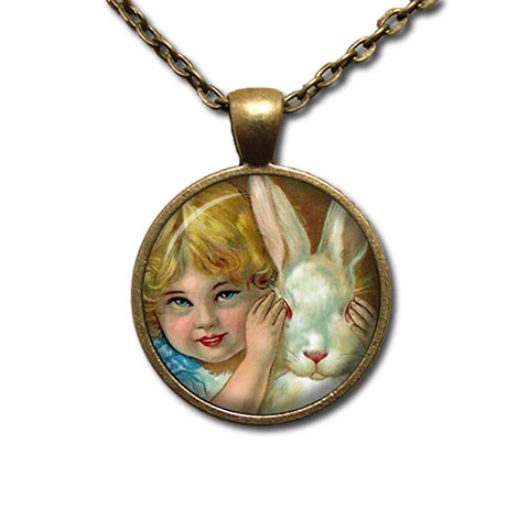 Vintage Easter Bunny Peek A Boo