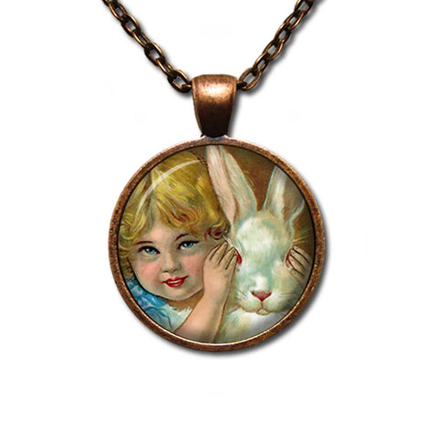 Vintage Easter Bunny Peek A Boo