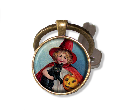 Halloween Vintage Sweet Little Witch