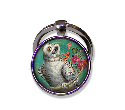 Perched Barn Owl