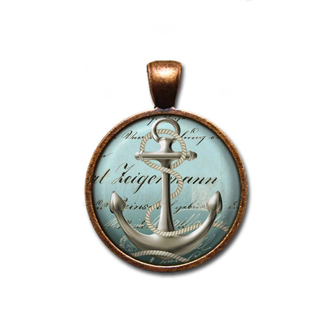 Anchor of Strength Nautical Blue