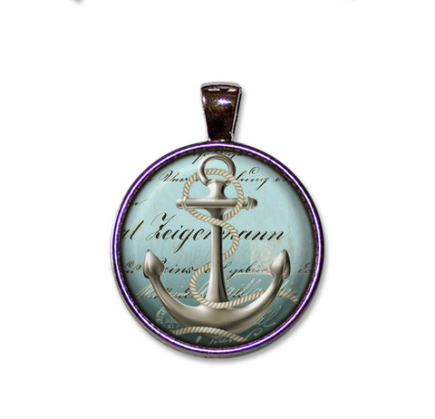 Anchor of Strength Nautical Blue