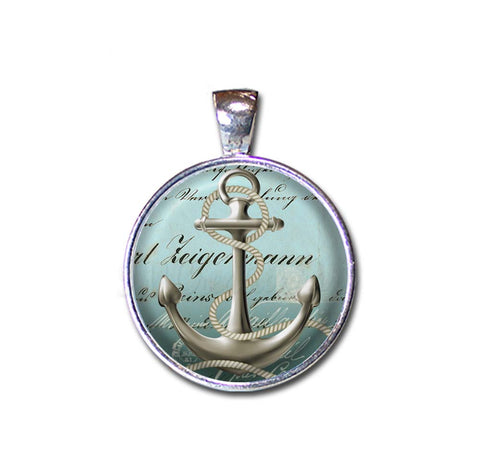 Anchor of Strength Nautical Blue