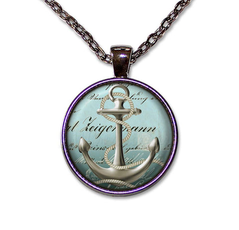 Anchor of Strength Nautical Blue