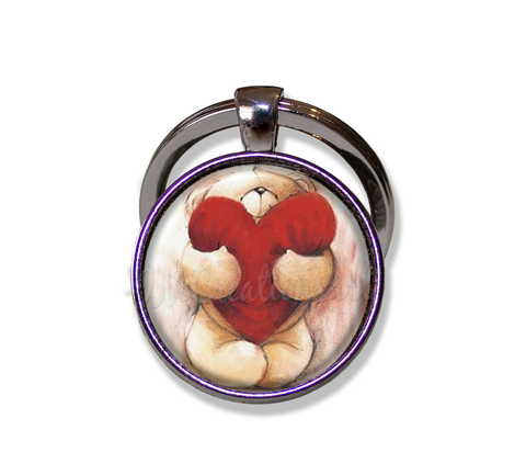 Teddy Bear Hug Red Heart Valentine